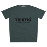 Camiseta hombre corte moderno - Gris marengo - Triatló: berenar + dinar + sopar Camiseta hombre corte moderno - Gris marengo - Triatló: berenar + dinar + sopar