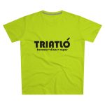 Camiseta hombre corte moderno - Verde lima - Triatló: berenar + dinar + sopar Camiseta hombre corte moderno - Verde lima - Triatló: berenar + dinar + sopar