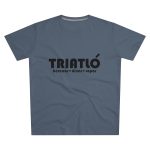 Camiseta hombre corte moderno - Azul marino - Triatló: berenar + dinar + sopar Camiseta hombre corte moderno - Azul marino - Triatló: berenar + dinar + sopar