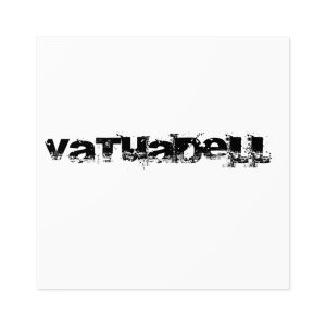 Pegatinas laminadas cuadradas - Camiseta unisex «Vatuadell»