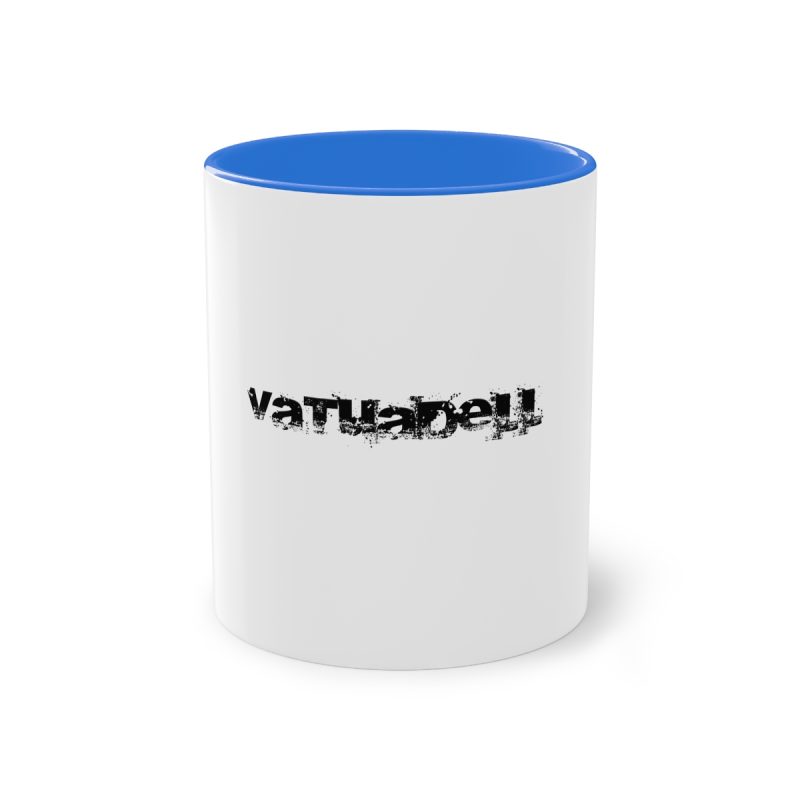 Taza bicolor - Azul Cambridge - Camiseta unisex «Vatuadell»