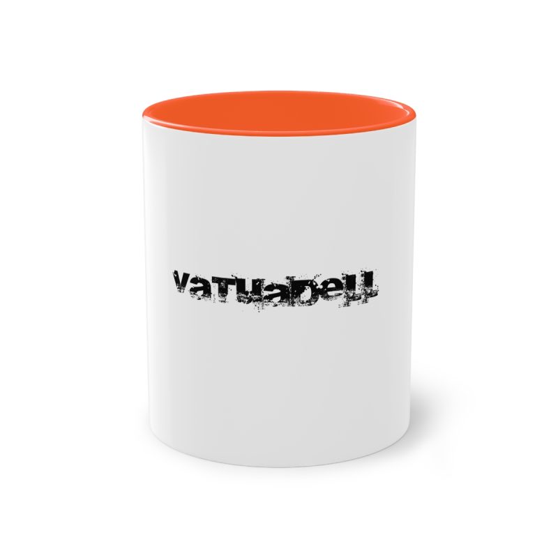 Taza bicolor - Naranja - Camiseta unisex «Vatuadell»