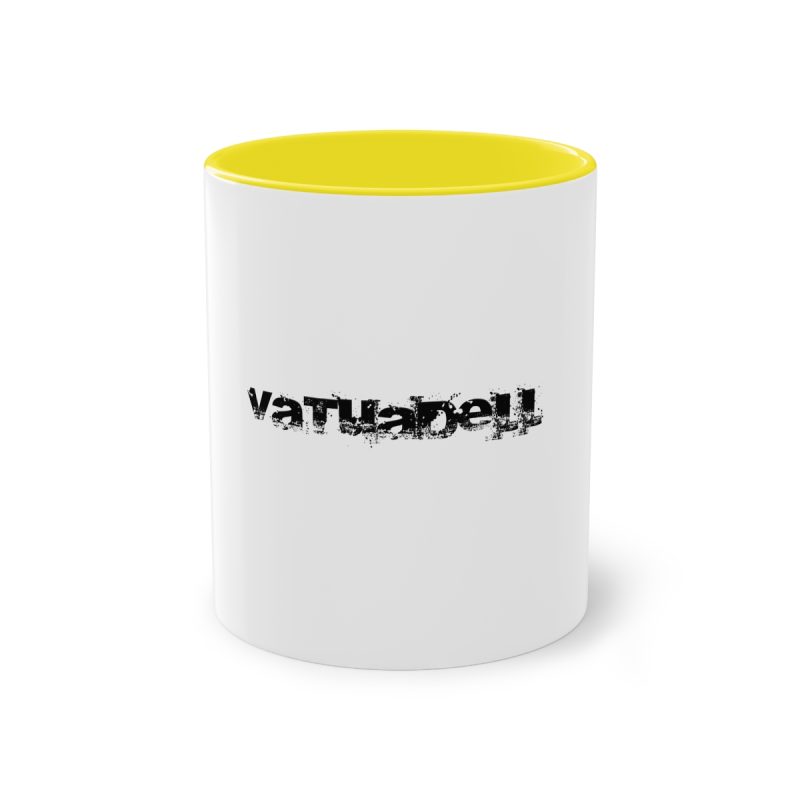 Taza bicolor - Amarillo - Camiseta unisex «Vatuadell»