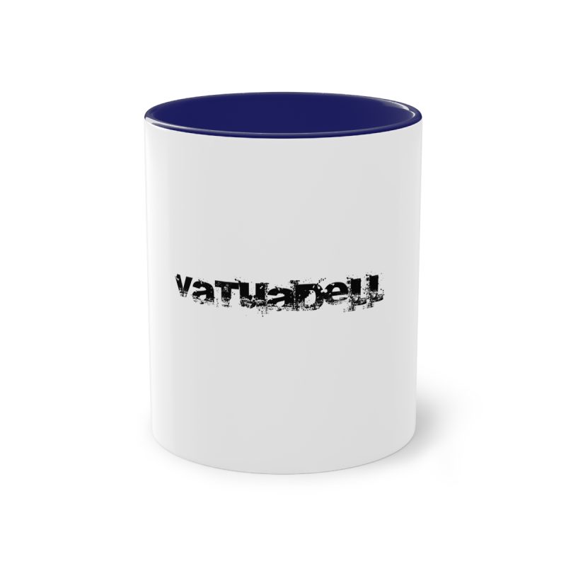 Taza bicolor - Azul oscuro - Camiseta unisex «Vatuadell»