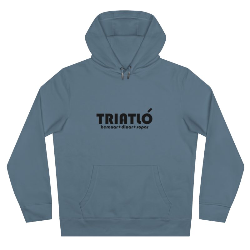 Sudadera con capucha King - Azul nordico - Triatló: berenar + dinar + sopar