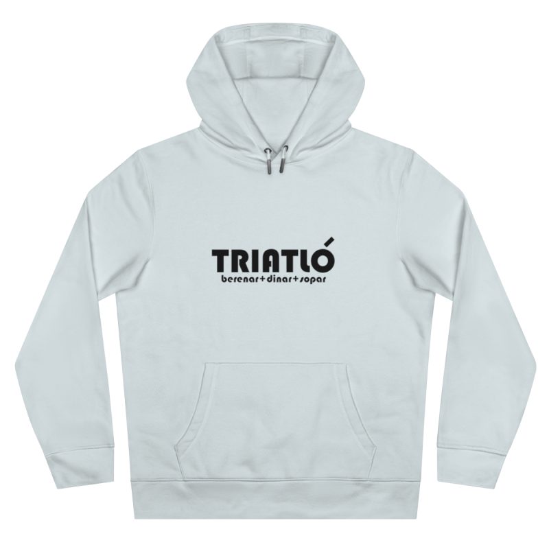 Sudadera con capucha King - Azul cielo puro - Triatló: berenar + dinar + sopar