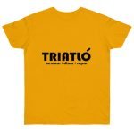 Camiseta punto liso - Albaricoque - Triatló: berenar + dinar + sopar