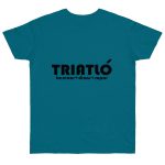 Camiseta punto liso - Azul diva - Triatló: berenar + dinar + sopar