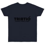 Camiseta punto liso - Azul marino - Triatló: berenar + dinar + sopar