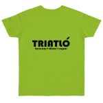 Camiseta punto liso - Verde orquidea - Triatló: berenar + dinar + sopar