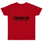 Camiseta punto liso - Rojo - Triatló: berenar + dinar + sopar