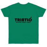 Camiseta punto liso - Verde Kelly - Triatló: berenar + dinar + sopar