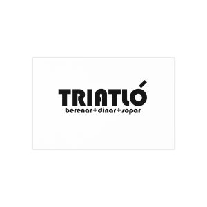 Tarjetas de visita (100 uds.) - Triatló: berenar + dinar + sopar