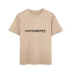 Camiseta oversize lavado acido - Beis - Camiseta unisex «Vatuadell»