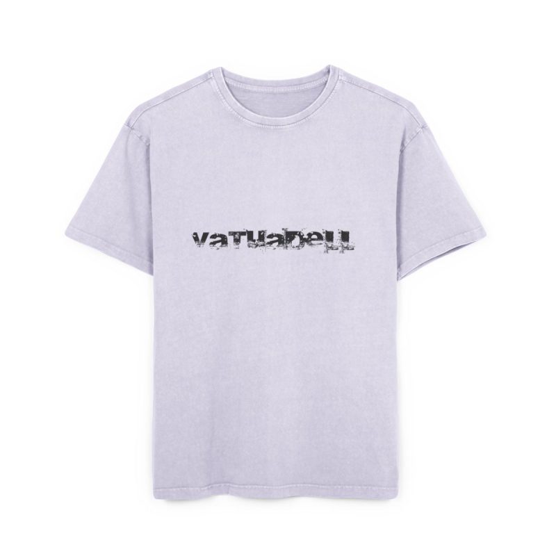 Camiseta oversize lavado acido - Lila suave - Camiseta unisex «Vatuadell»