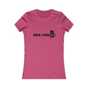 Camiseta mujer Favorite - Frambuesa - Una i pus