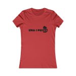 Camiseta mujer Favorite - Rojo - Una i pus Camiseta mujer Favorite - Rojo - Una i pus