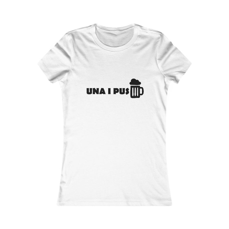 Camiseta mujer Favorite - Blanco - Una i pus