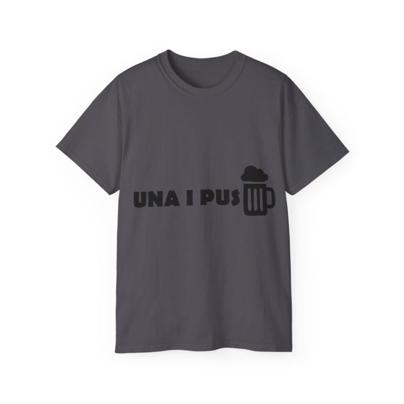 Camiseta ultra algodon - Gris marengo - Una i pus Camiseta ultra algodon - Gris marengo - Una i pus