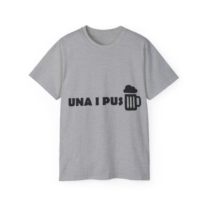 Camiseta ultra algodon - Gris deportivo - Una i pus