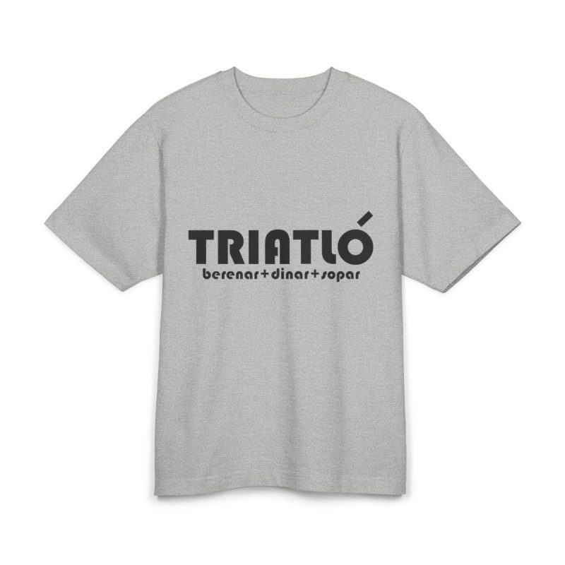 Camiseta Freestyler tacto seco - Gris jaspeado claro - Triatló: berenar + dinar + sopar