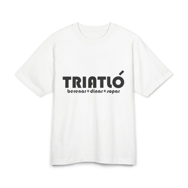 Camiseta Freestyler tacto seco - Blanco - Triatló: berenar + dinar + sopar