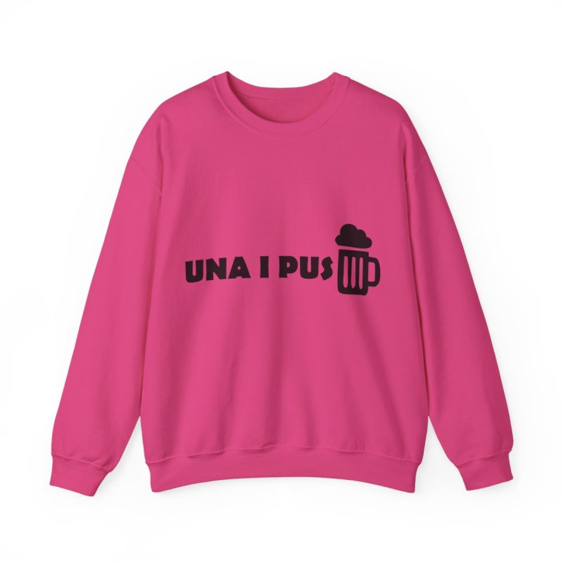 Sudadera cuello redondo - Fucsia intenso - Una i pus