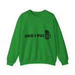 Sudadera cuello redondo - Verde irlandes - Una i pus