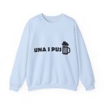 Sudadera cuello redondo - Azul claro - Una i pus