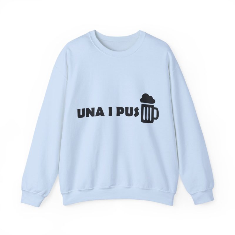 Sudadera cuello redondo - Azul claro - Una i pus