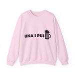 Sudadera cuello redondo - Rosa claro - Una i pus