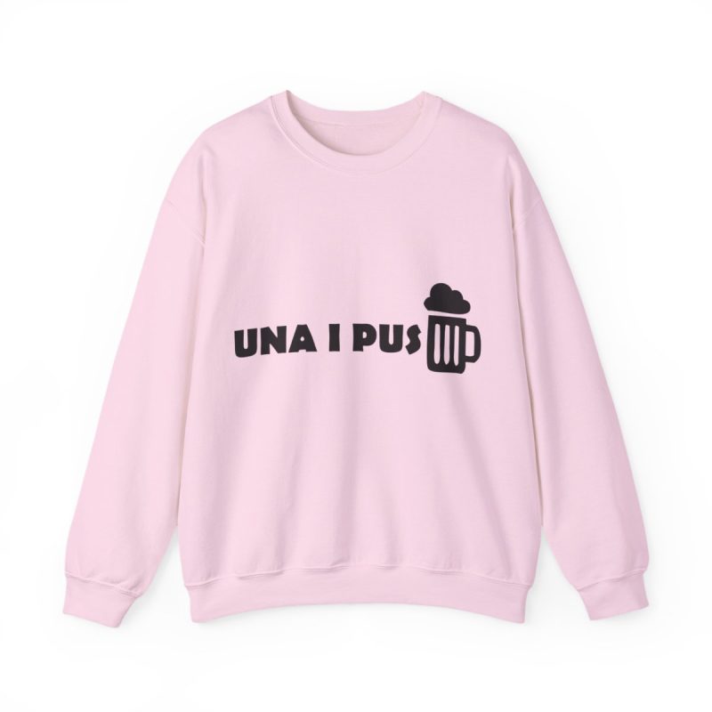Sudadera cuello redondo - Rosa claro - Una i pus