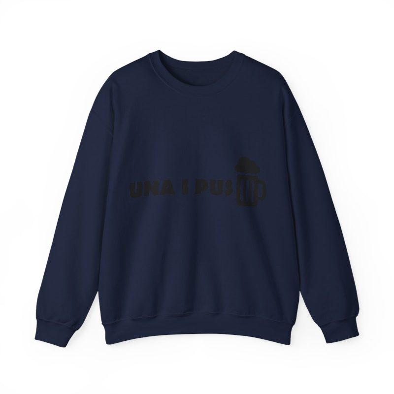 Sudadera cuello redondo - Azul marino - Una i pus