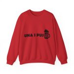 Sudadera cuello redondo - Rojo - Una i pus