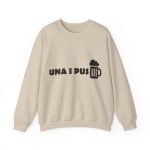 Sudadera cuello redondo - Arena - Una i pus