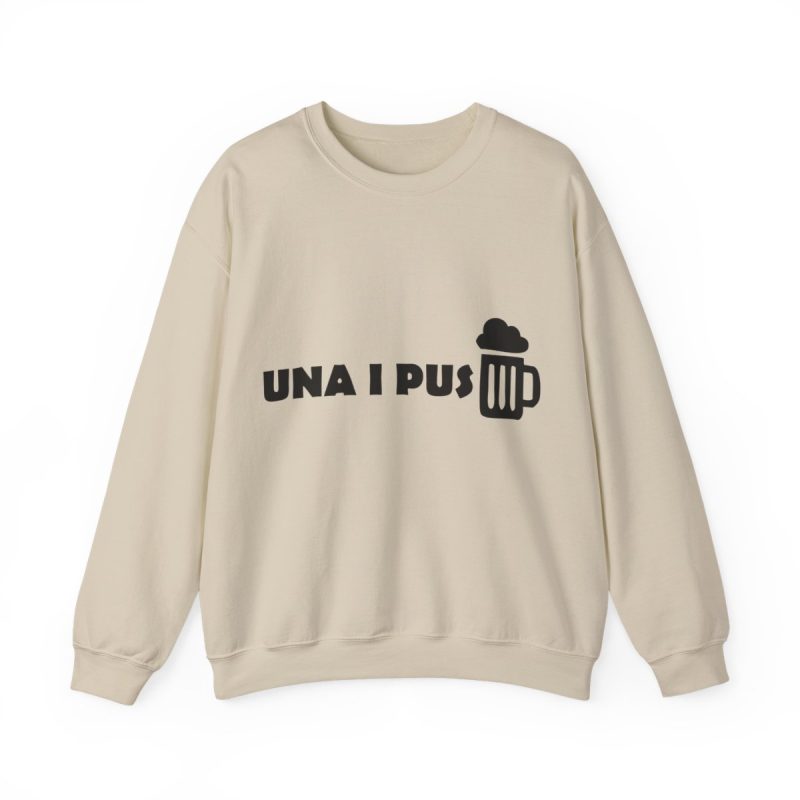 Sudadera cuello redondo - Arena - Una i pus
