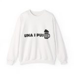 Sudadera cuello redondo - Blanco - Una i pus