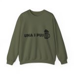 Sudadera cuello redondo - Verde militar - Una i pus
