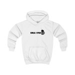 Sudadera con capucha infantil - Blanco artico - Una i pus