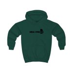 Sudadera con capucha infantil - Verde botella - Una i pus