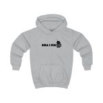 Sudadera con capucha infantil - Gris jaspeado claro - Una i pus