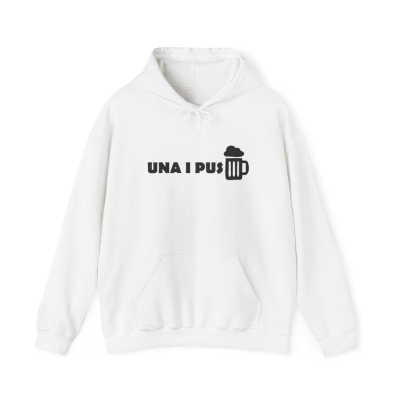 Sudadera con capucha - Blanco - Una i pus