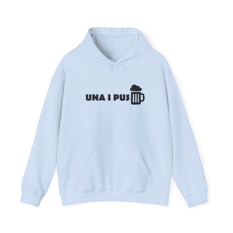 Sudadera con capucha - Azul claro - Una i pus