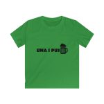 Camiseta infantil Softstyle - Verde irlandes - Una i pus