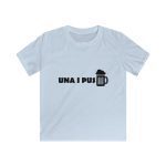 Camiseta infantil Softstyle - Azul claro - Una i pus