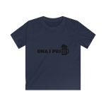 Camiseta infantil Softstyle - Azul marino - Una i pus