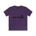 Camiseta infantil Softstyle - Morado - Una i pus