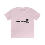 Camiseta infantil Softstyle - Rosa claro - Una i pus
