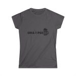 Camiseta mujer Softstyle - Gris marengo - Una i pus Camiseta mujer Softstyle - Gris marengo - Una i pus