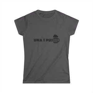 Camiseta mujer Softstyle - Gris marengo - Una i pus